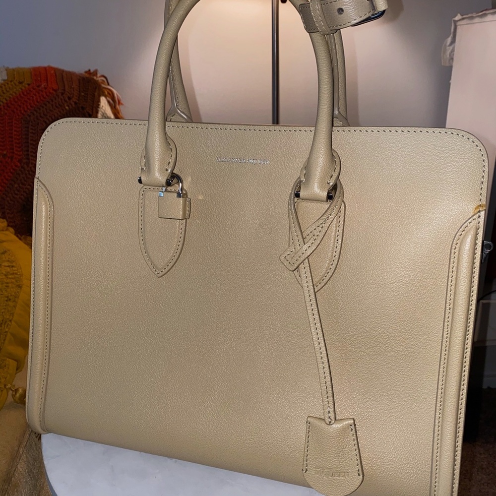 Alexander McQueen Heroine Calfskin Leather Tote